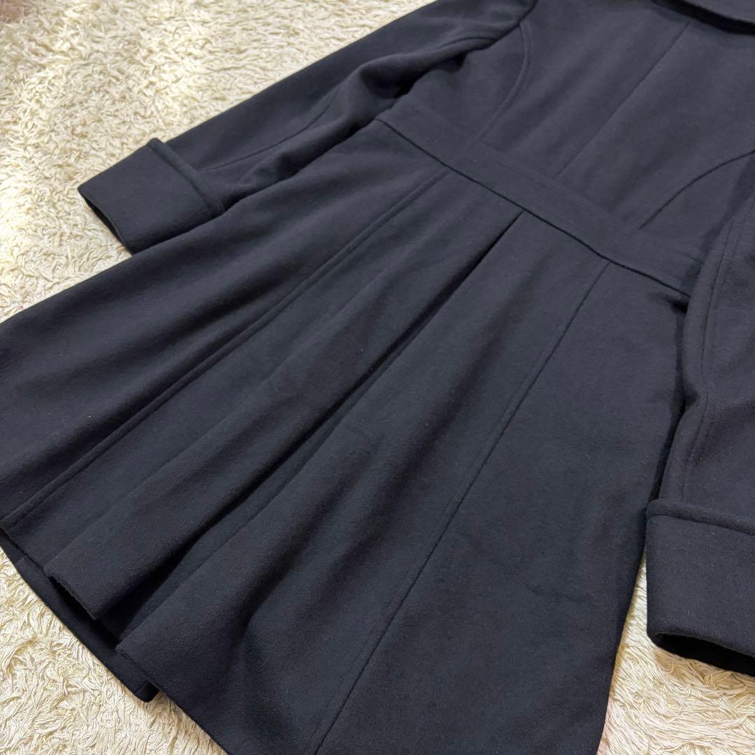 新品タグ付 ブルーレーベルクレストブリッジ ロング ノーカラー コート 2way