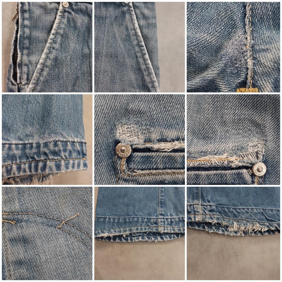 リーバイス エンジニアード ジーンズ W34 00s 青 古着 立体 18649