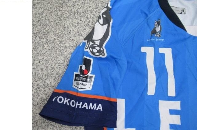 三浦和良カズ11番横浜FCユニフォーム（美品）soccer junky