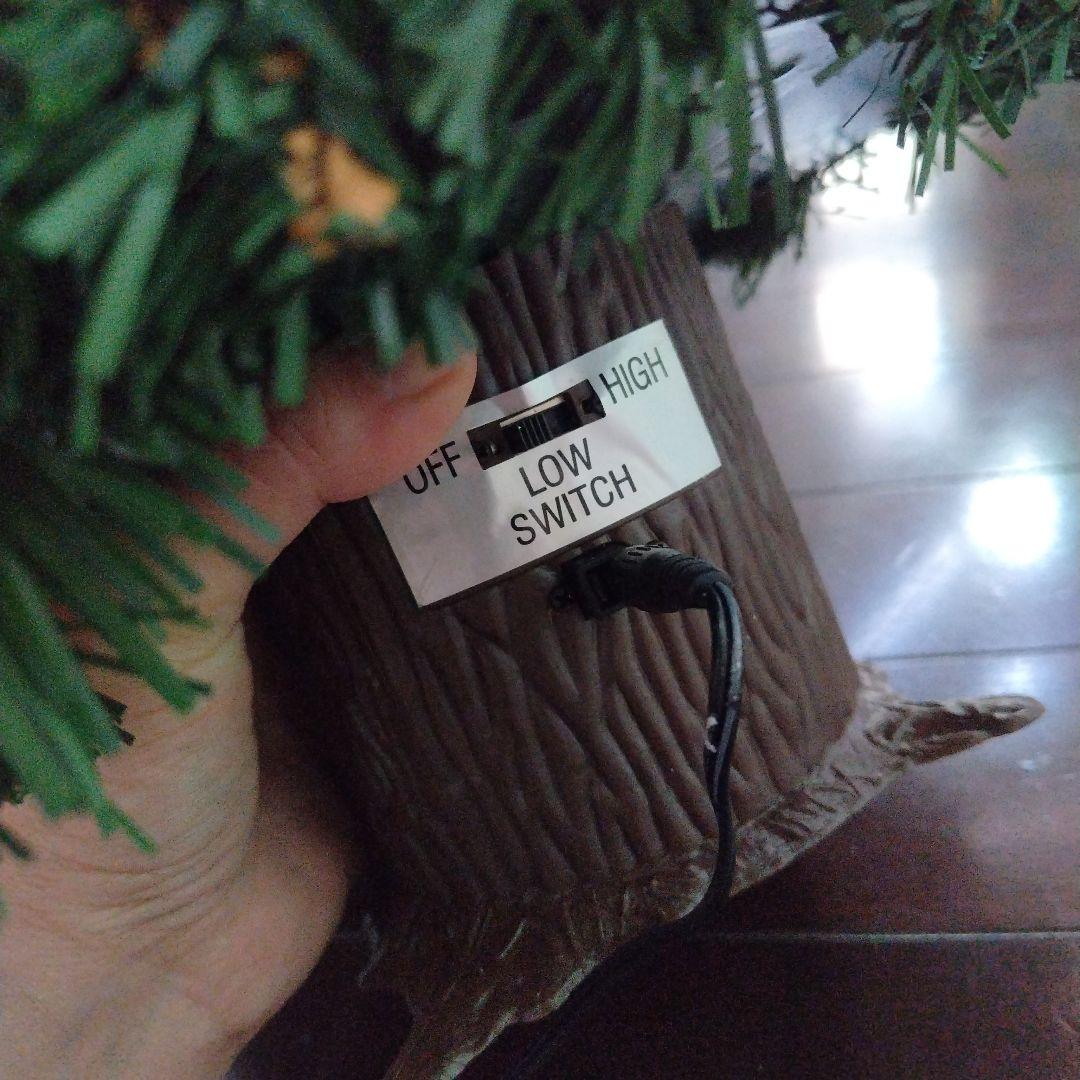 海外アンティーク 人感センサー クリスマスツリー ダンシング&ソング 扉難あり