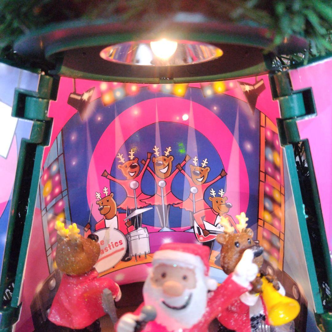 海外アンティーク 人感センサー クリスマスツリー ダンシング&ソング 扉難あり