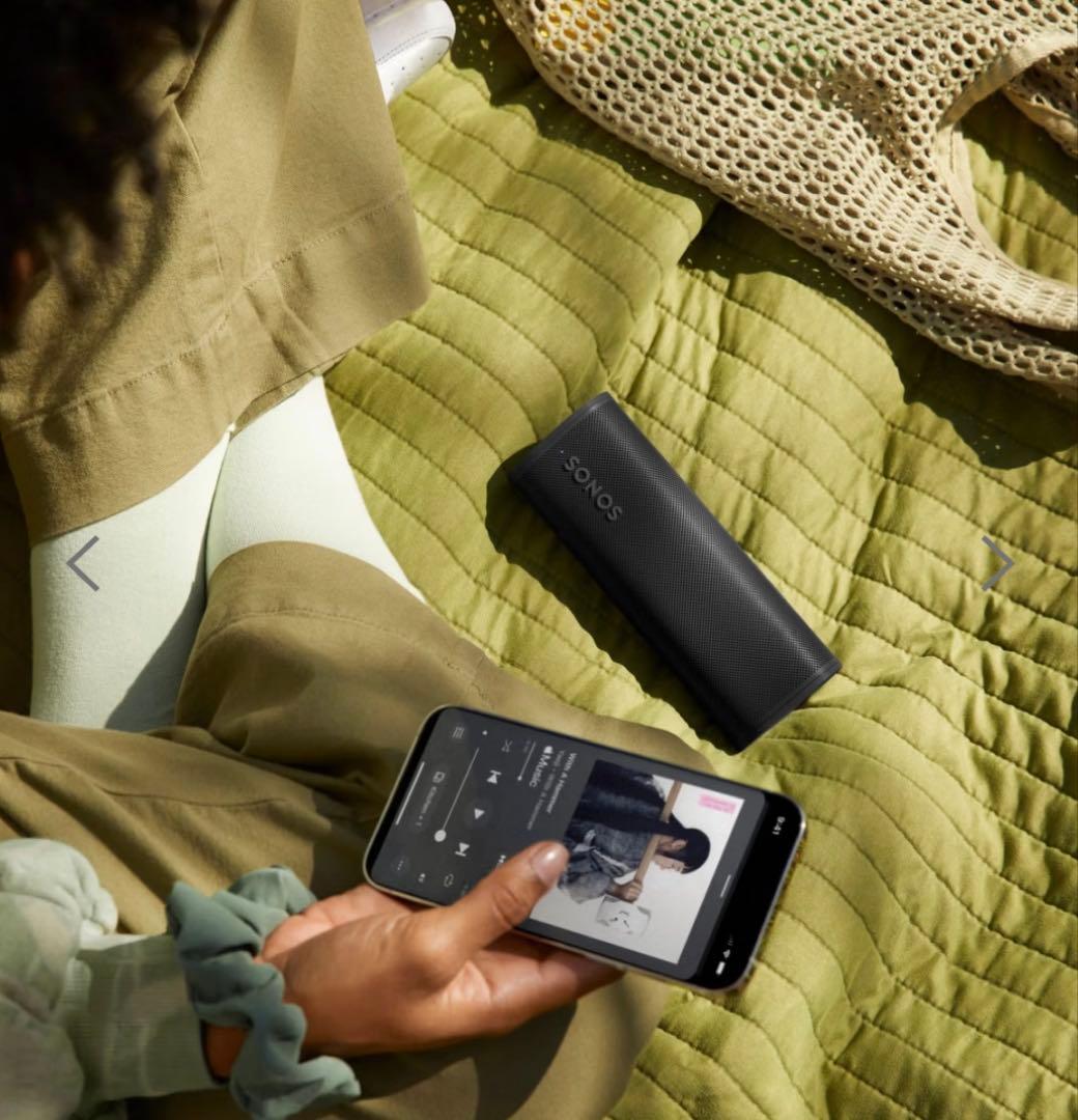 Sonos Roam2 スマートスピーカー Wi-Fi Bluetooth 黒