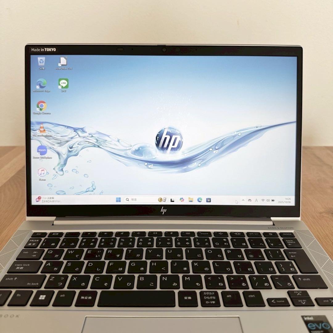 【美品】HP EliteBook i7 2023年製 メモリ16 SSD512