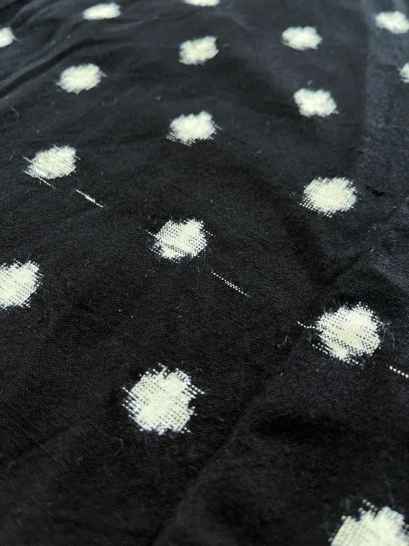 木綿　雪ん子絣　久留米絣　単衣