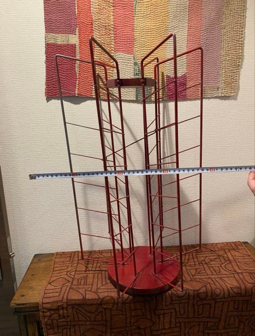 什器　回転ラック1台 古道具