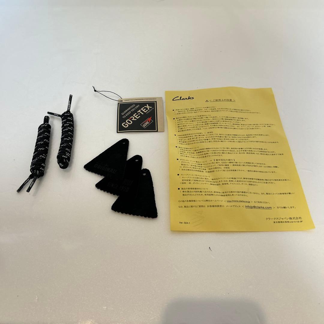 クラークス　デザートブーツ GORE-TEX ブラックスエード