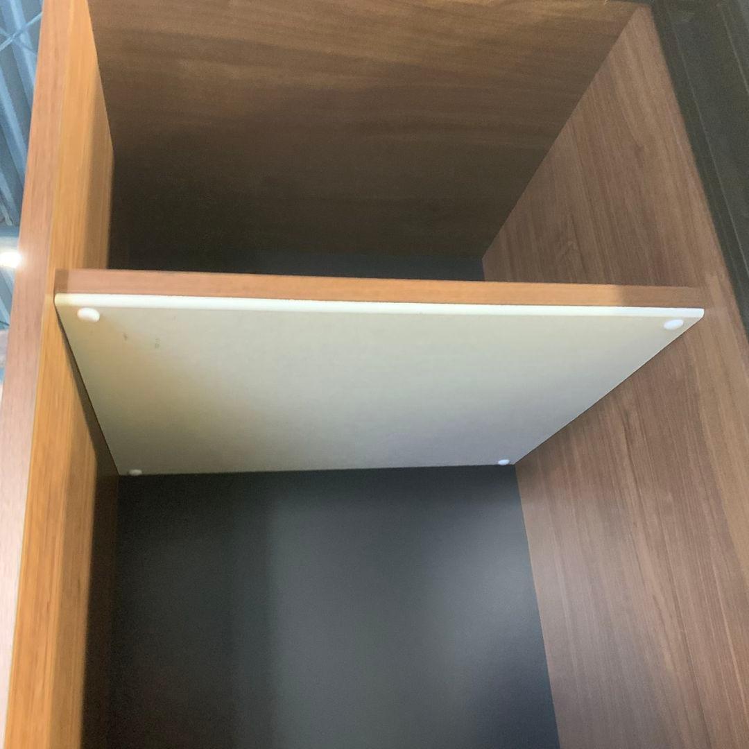 K757 古賀家具 OP フィルミア W122cm ガラス戸 食器棚