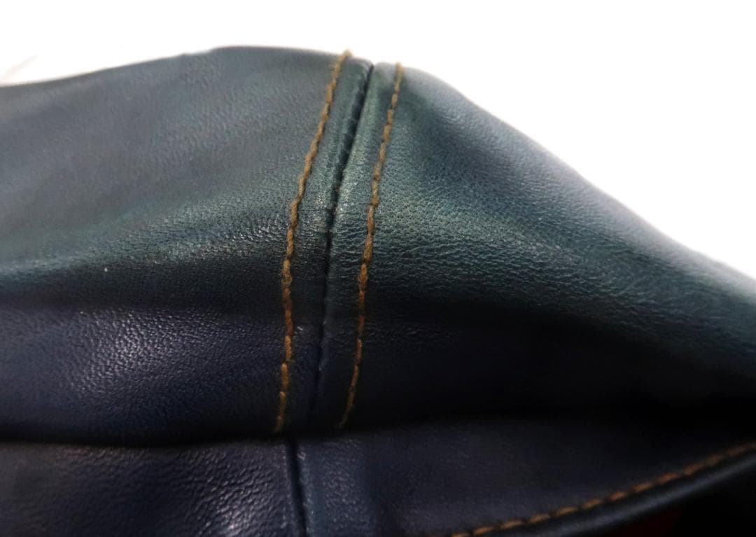 Y'2 LEATHER ワイツーレザー インディゴホースキャスケット【G】.