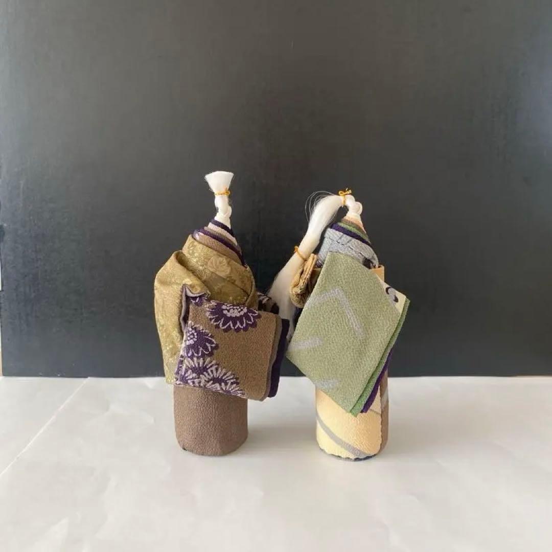 古布高砂人形、几帳セット