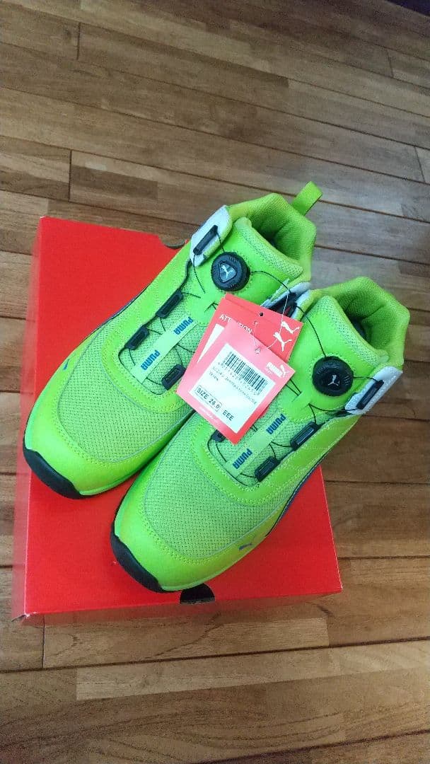 PUMA SAFETY ハイカット28cm安全靴 イエロー新品未使用