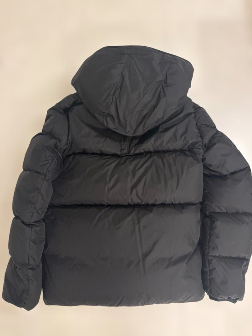 MONCLER ブラック ダウンジャケット TG 1 クリーニング済み