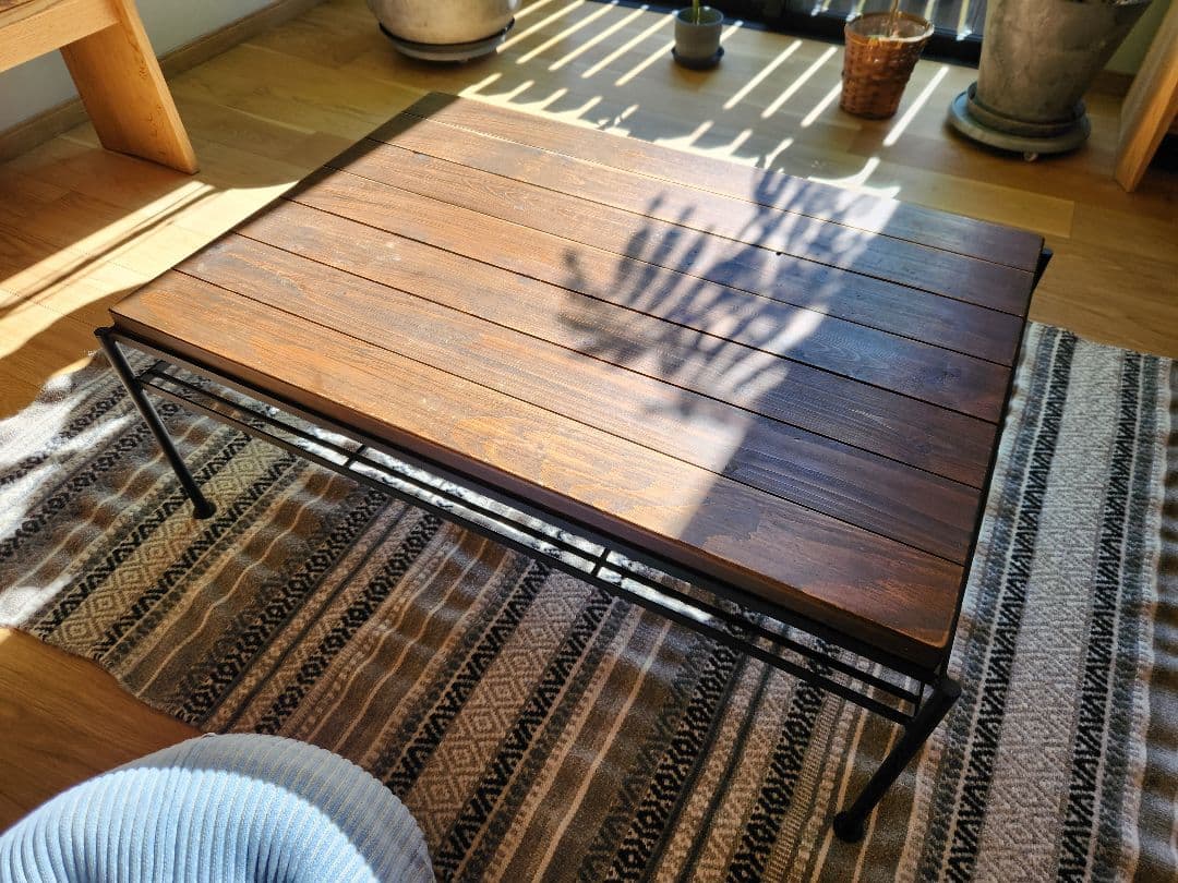 【格安提供】東馬　KeLT　ヴィンテージ　木製　ローテーブル　リビングテーブル