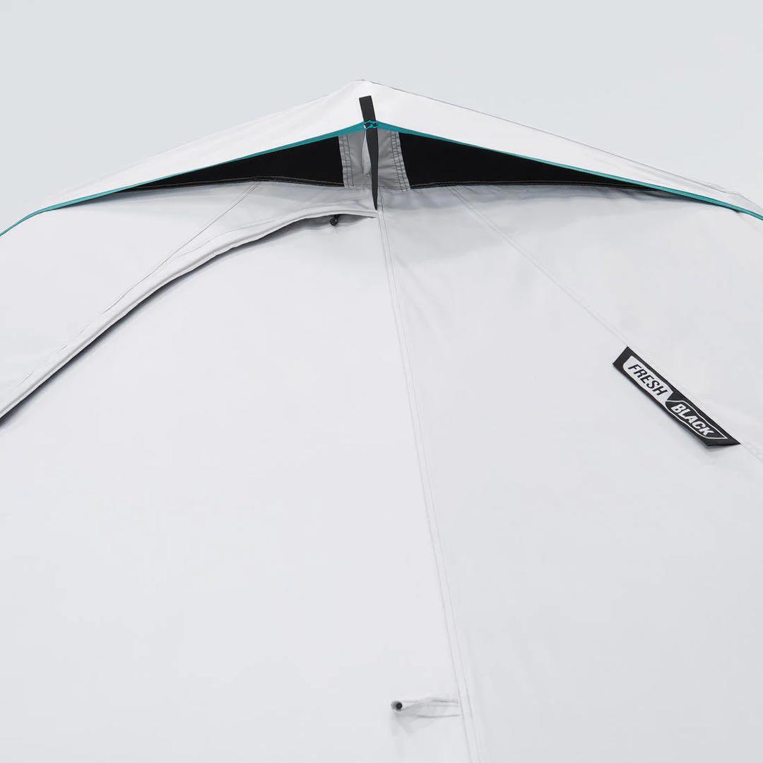 う*中様 ケシュア2セカンドFRESH BLACK キャンプテントとタープセット