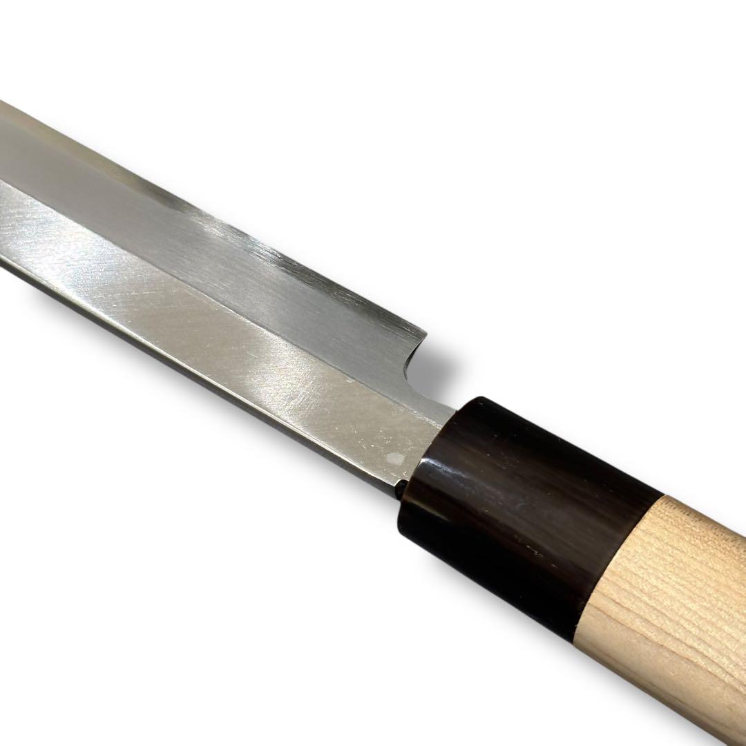 マグロ包丁 源正久 鮪 木製ハンドル 全長約85.5cm 刃部分約55am