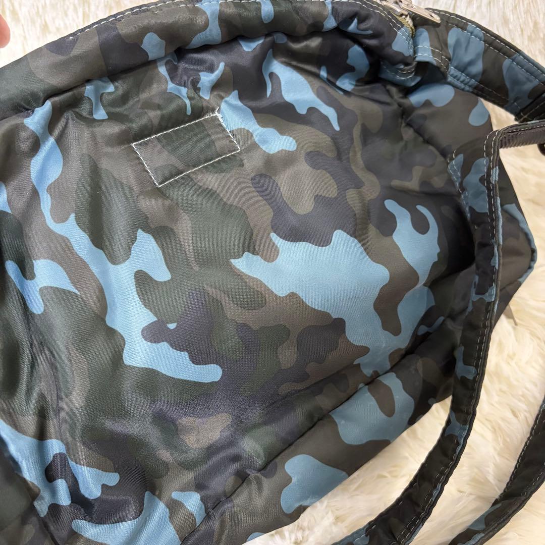 【19日まで】ポーター　タンカー　ショルダーバッグ　カモフラ　2層