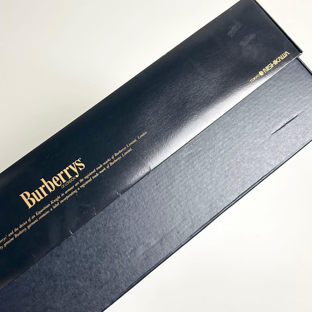 未使用✳︎バーバリーズ/ラムMIX純毛毛布/ノバチェック柄/ホースロゴ刺繍/寝具