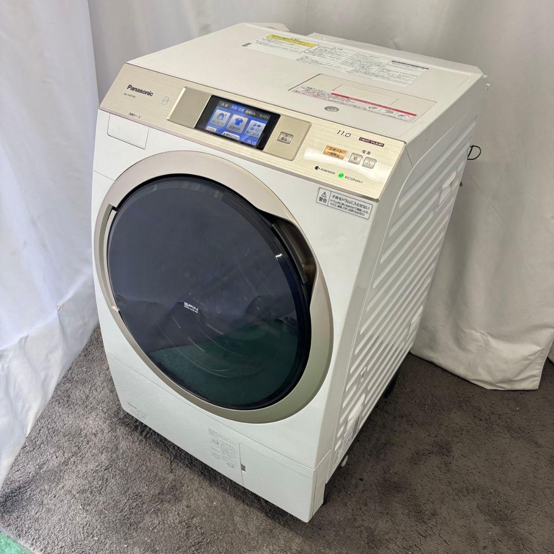 904　ドラム式洗濯機　パナソニック　11キロ　中古　安い　左開き　設置無料
