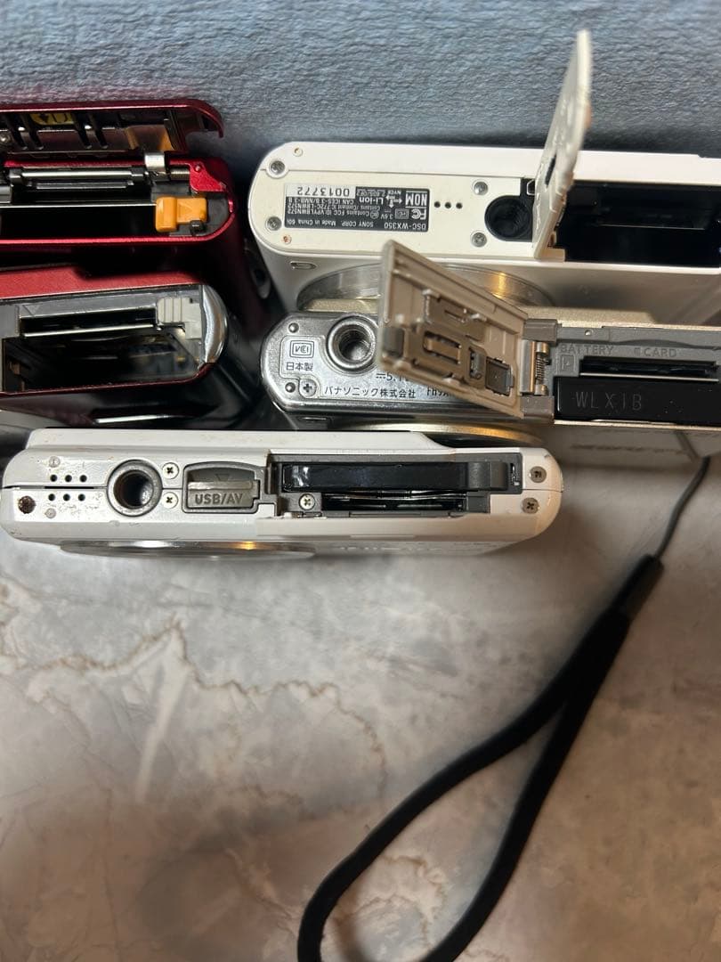 コンパクトデジカメ5台まとめ売り（ジャンク品）