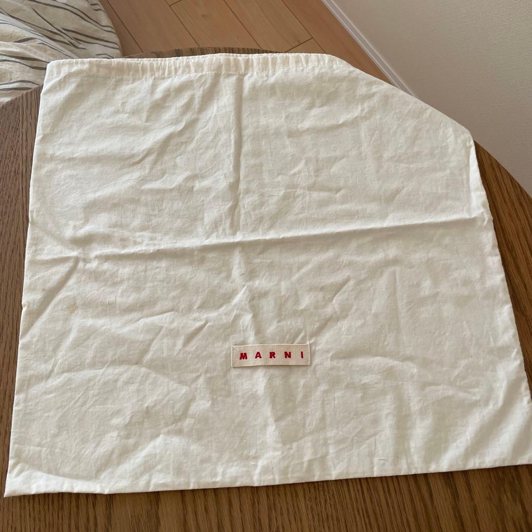 MARNI MARKET STRIPE BAG ブラウン