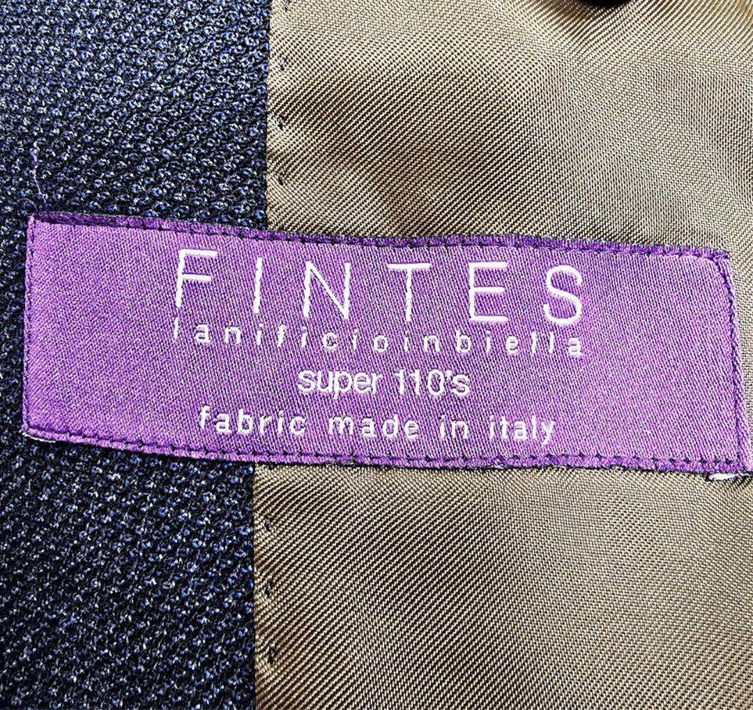 極美品 スーツセレクト セットアップ ビジネス SUPER110s ネイビー L