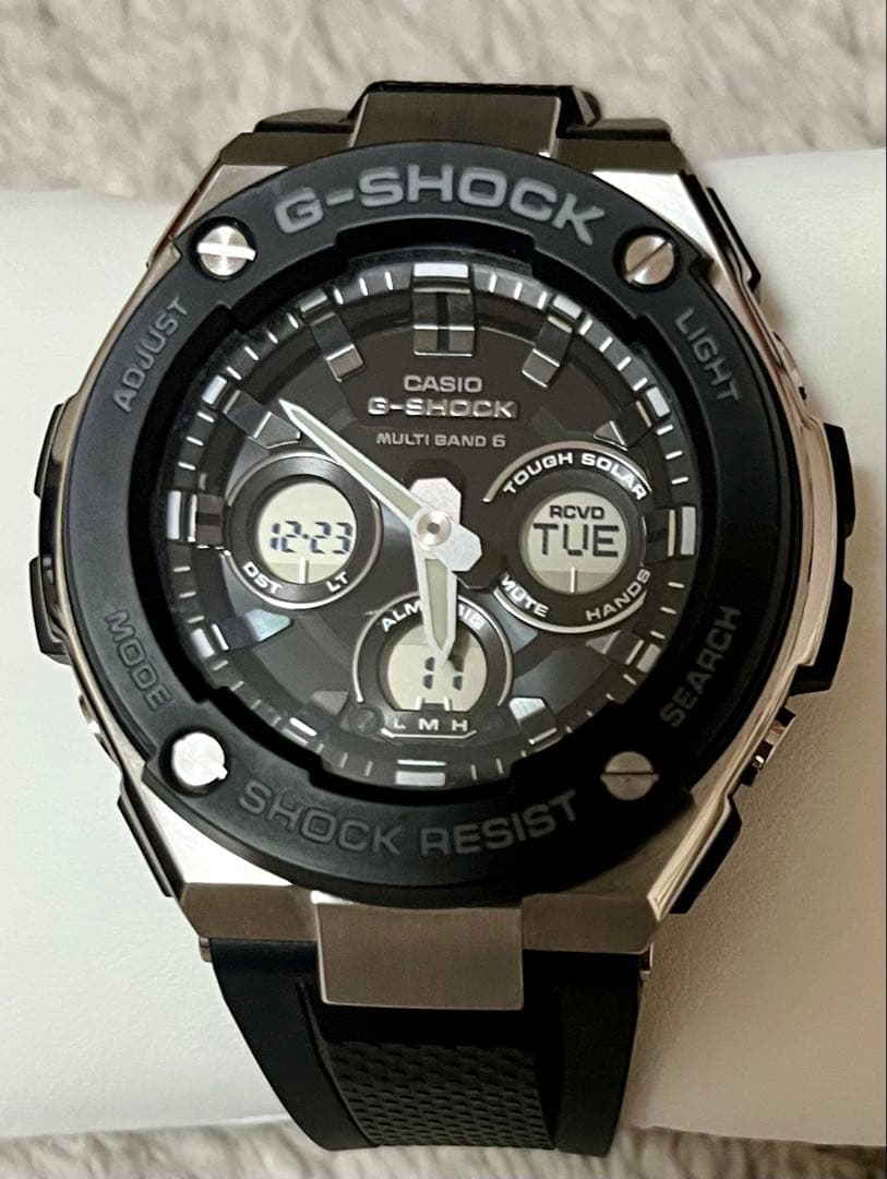 G-SHOCK ［カスタム］GST-W300 ブラック［純正ベルト付属］