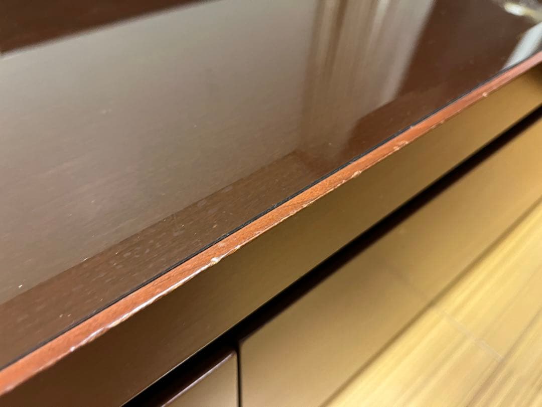 高橋工芸　ダークブラウン　アメリカンチェリー製　センターテーブル　ローテーブル