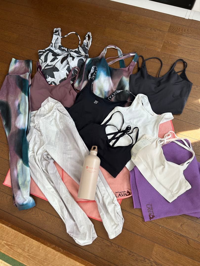 スカーラ　ヨガ　スポーツ　ラバ　セット　美品　ロキシー