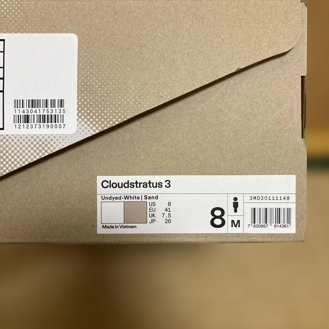 ON Cloudstratus クラウドストラトス3 26cm