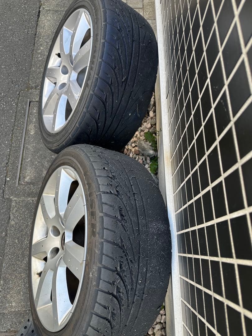 フェアレディZ　Z33　日産純正17インチアルミホイール4本ドリフト引き取り限定