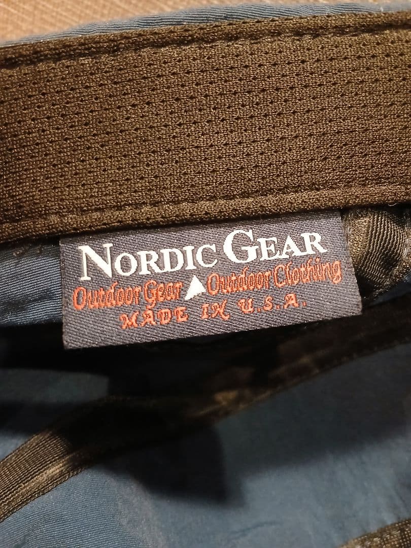 90s USA製 NORDIC GEAR キャンプキャップ　極希少
