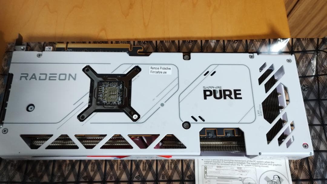 美品 SAPPHIRE PURE Radeon RX 7800 XT 購入証明付