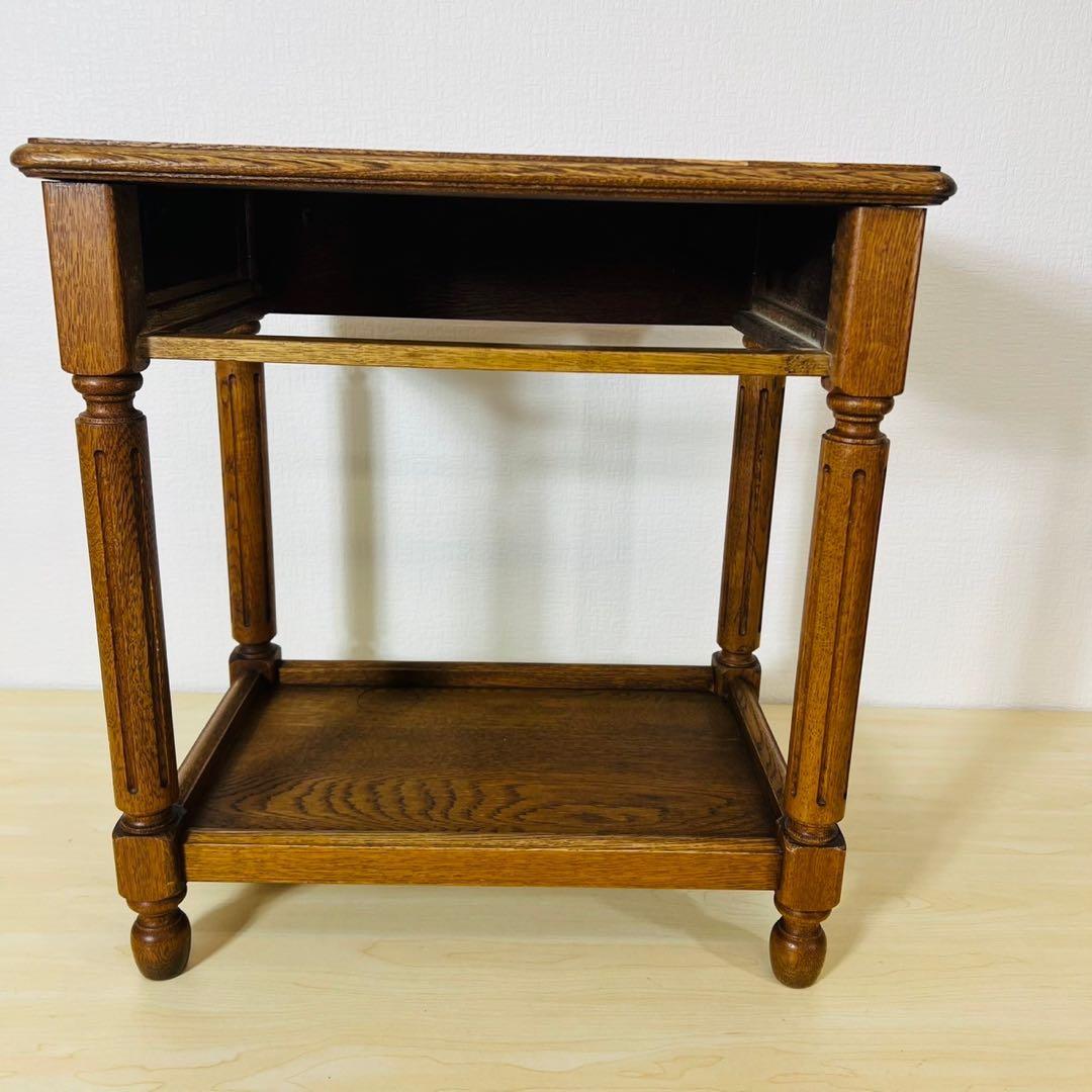 najico ナジコ サイドチェスト 電話台 花台 収納家具 引き出し オーク材