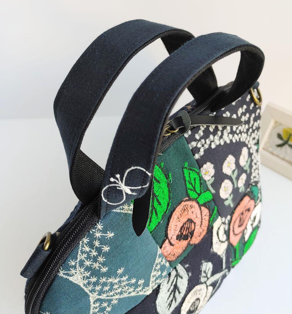 ミナペルホネン　swing camellia　バラードパッチ　ミニサイズ