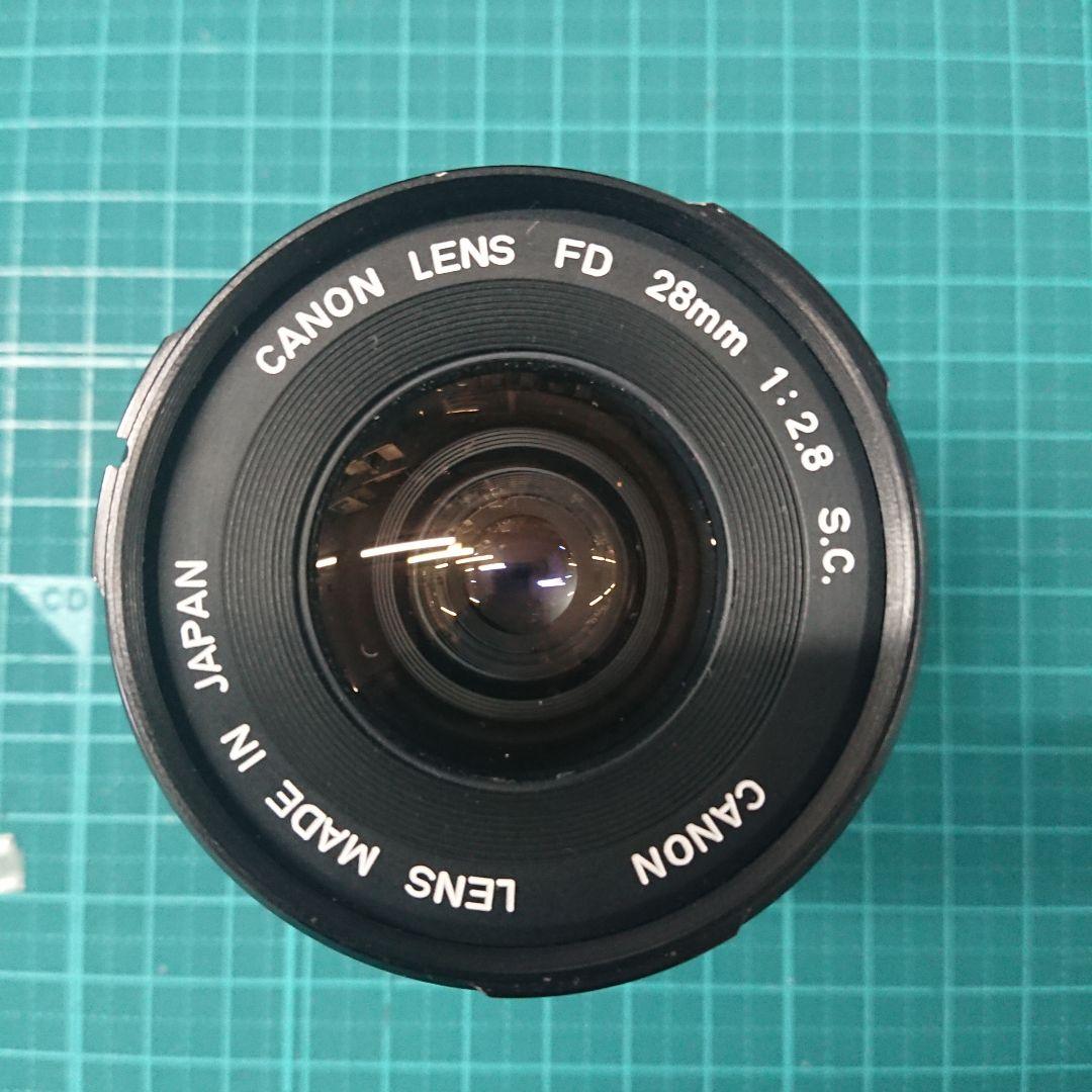 Canon　FDマウント　28ｍｍF2.8　S.C.　中古レンズ F597