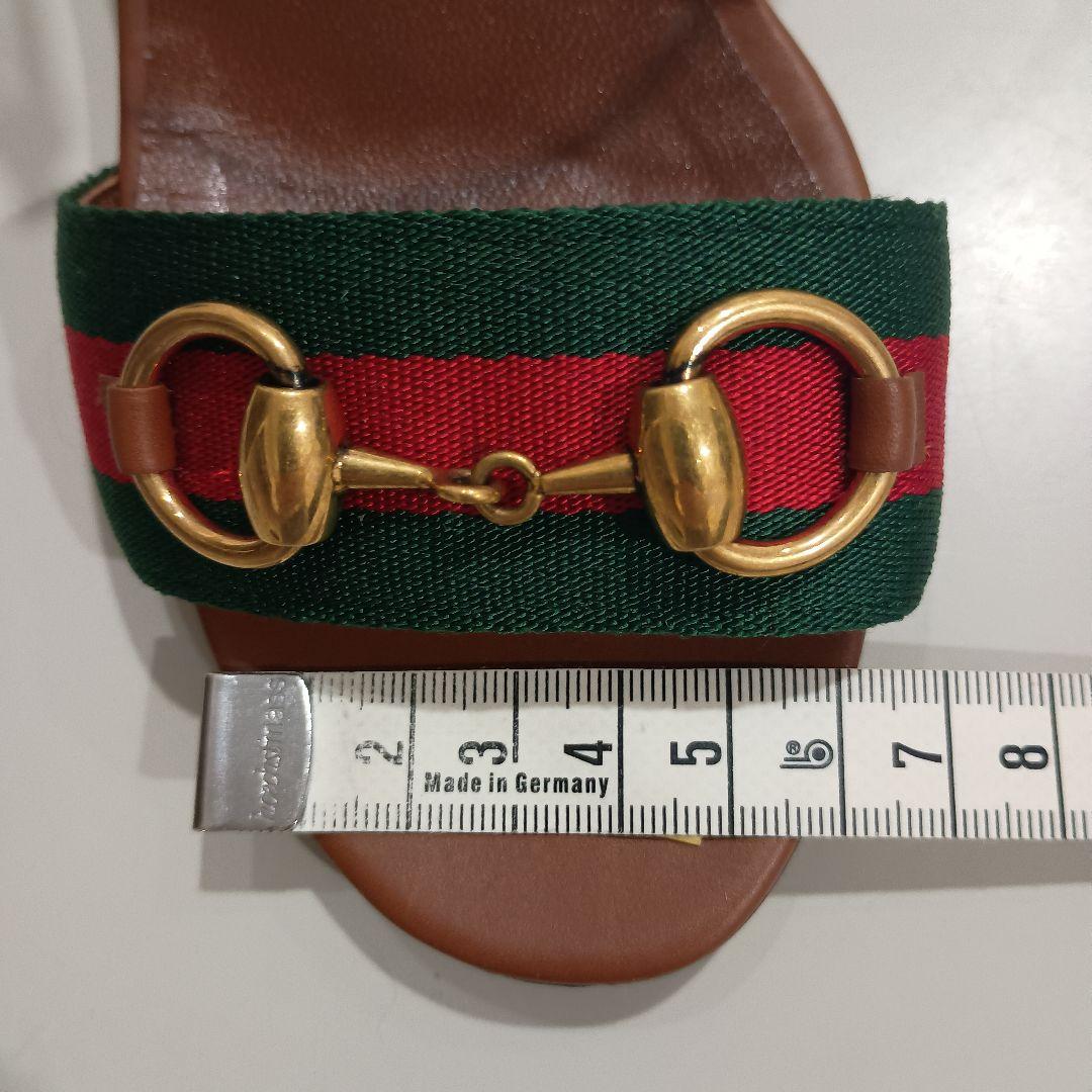 GUCCI グッチ サンダル シェリーライン ホースビット 37.5