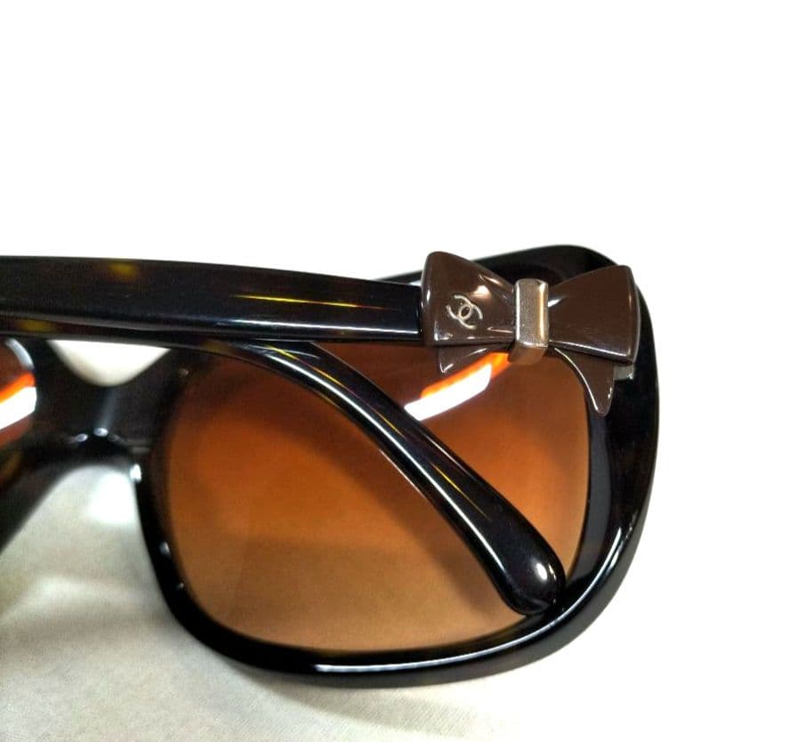 良品 CHANEL シャネル 5171 サングラス サイドリボン レディース