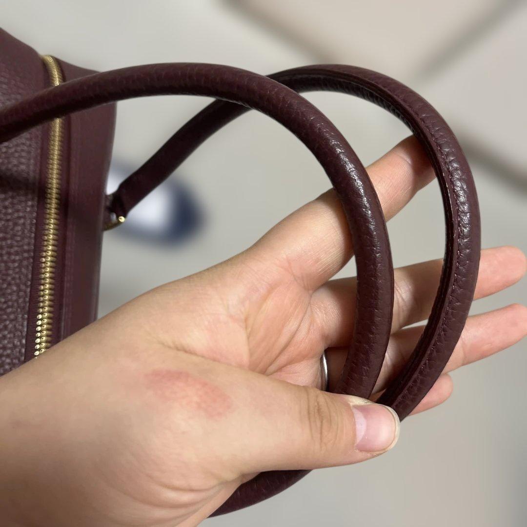 ADMJハンドバッグ 日本製　牛革