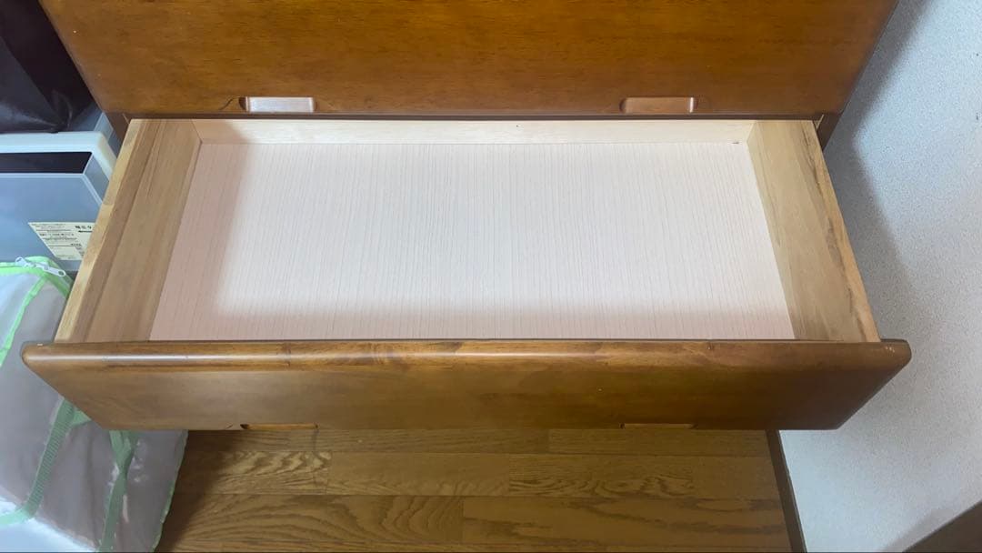 ダークブラウン木製チェスト 10個引き出し