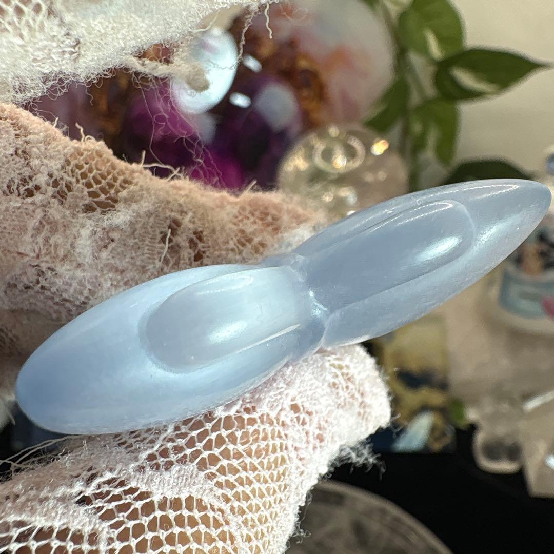 パープルセレナイト蝶々♡♡No.2195