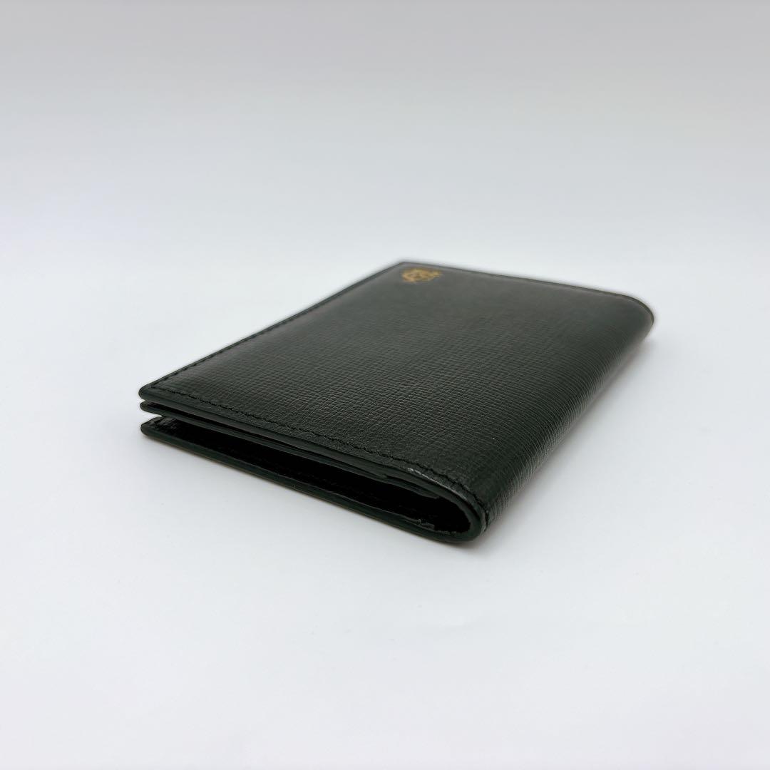 極美品 ＊ dunhill ダンヒル レザー 名刺入れ カードケース ブラック