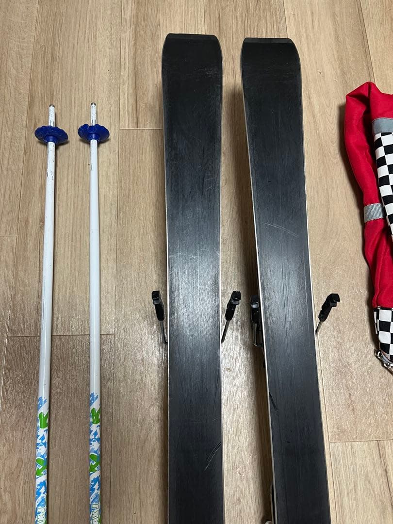 【子供スキーセット】SALOMON 130cm ブーツ ストック他 ケース付属