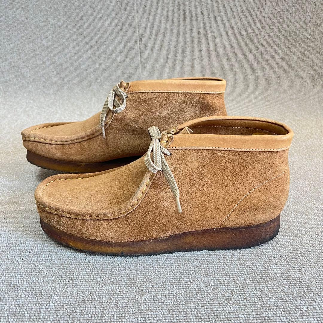 クラークス ワラビー Clarks ライトブラウン スエード UK7.5