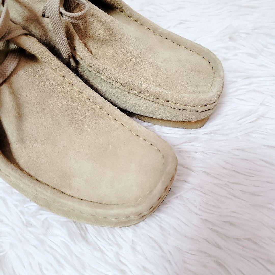 極美品✨クラークス ワラビー ブーツ 天然ゴム クレープソール スウェード