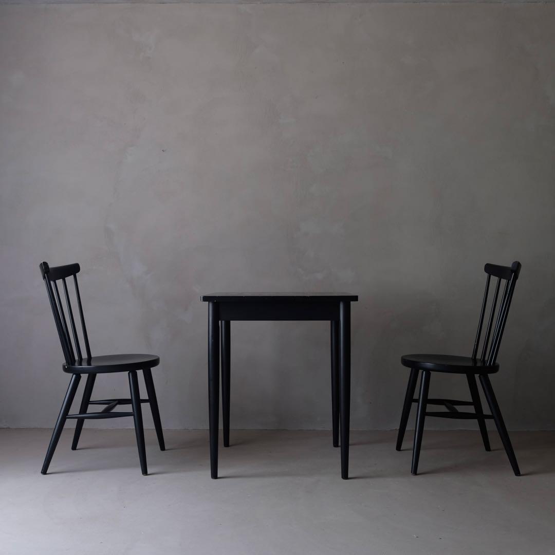 秋田木工 木製ウィンザーチェア A　ダイニングチェア 椅子 ヴィンテージ レトロ