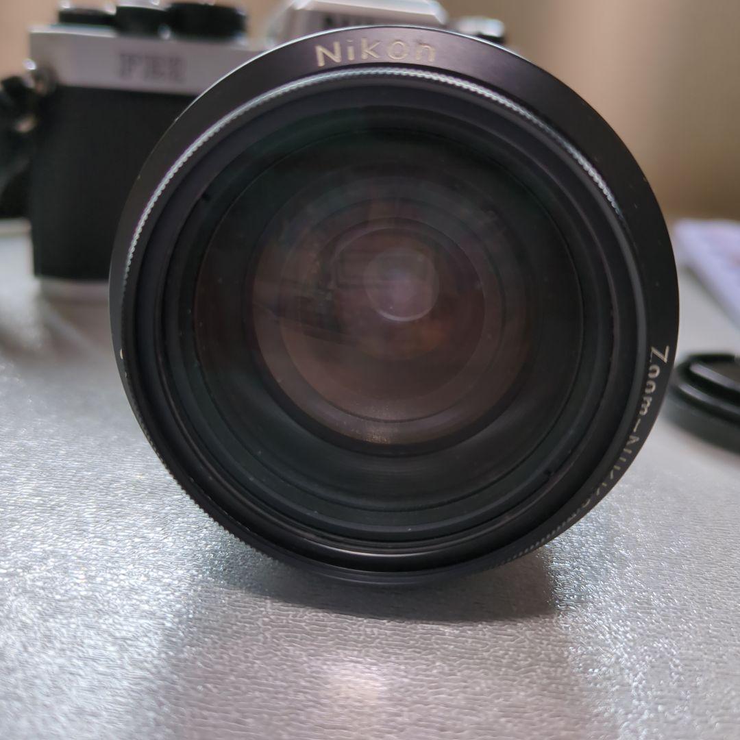 Nikon FE2 一眼レフカメラ シルバー　+レンズ+ケース