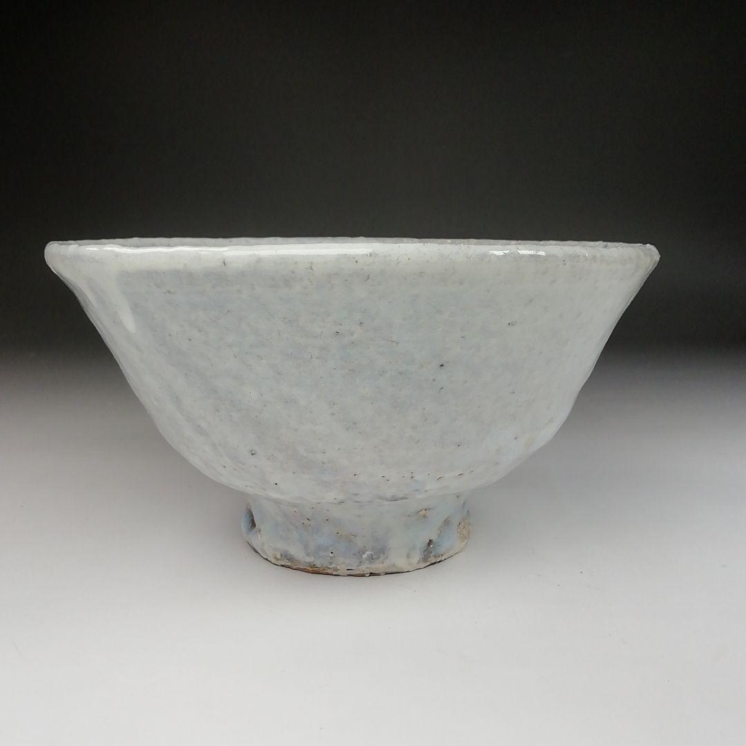 Ｔ５５　茶碗　『粉引茶碗』『斎藤乾一作』　共箱　抹茶碗　茶道具