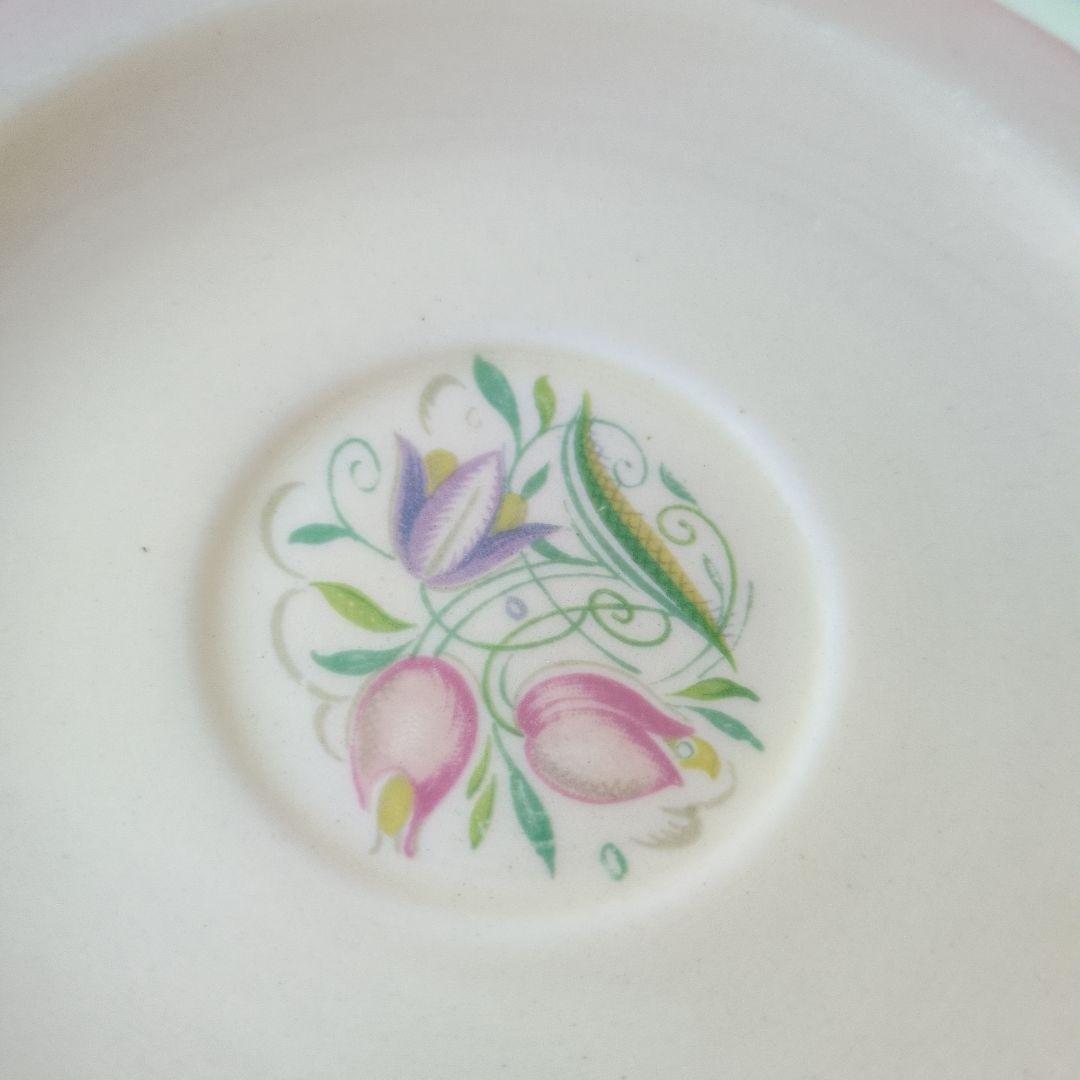 スージークーパー＊ドレスデン＊カップ＆ソーサーとプレート＊ピンク＊トリオ