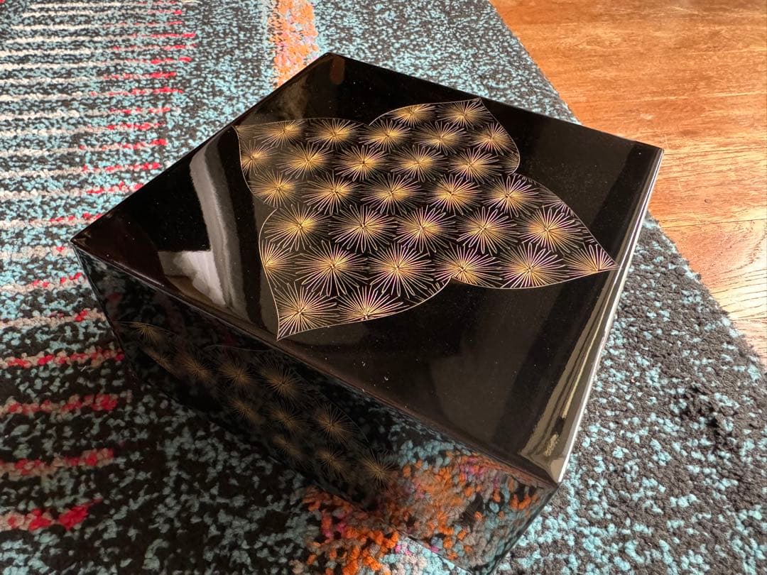 輪島塗（重要無形文化財）高級宝箱　　　　　　前志芸男　作品