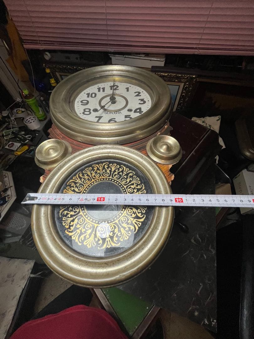 セイコー社ダルマ時計、ダルマゼンマイ時計、四つ丸ダルマ時計、ゼンマイ振り子時計