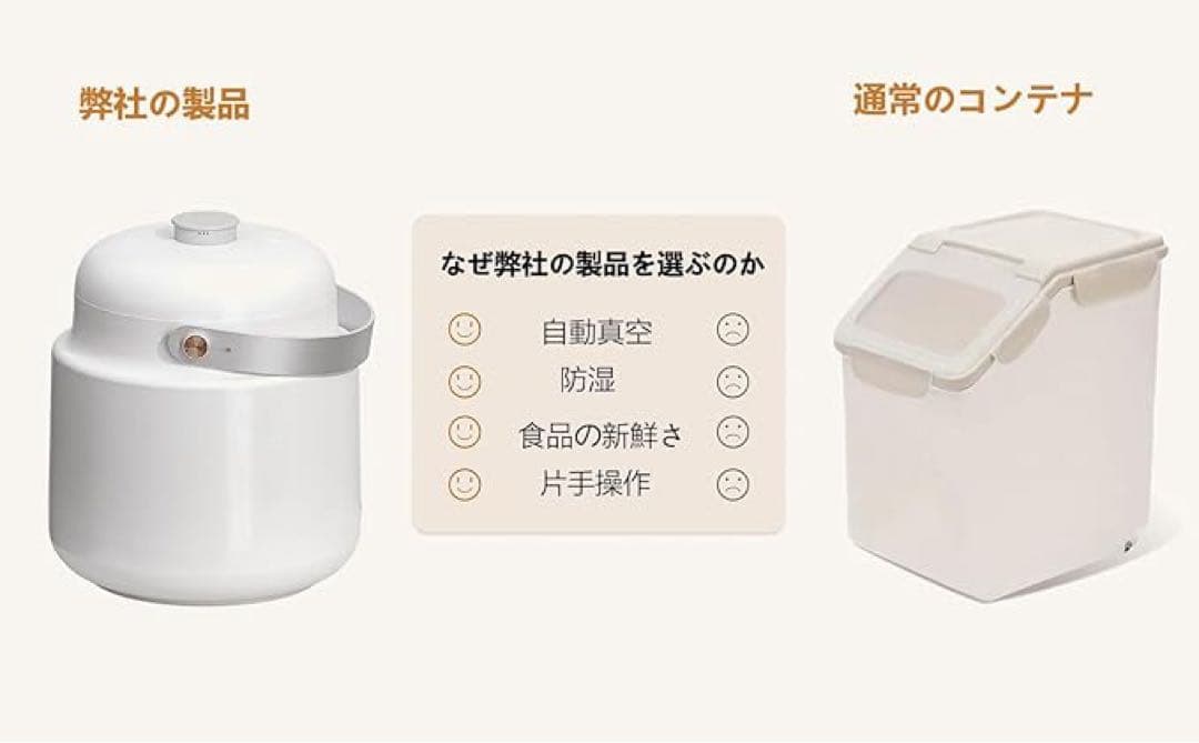 【大特価】真空保存容器 ペットフードストッカー ペットフード用 ドッグフードス